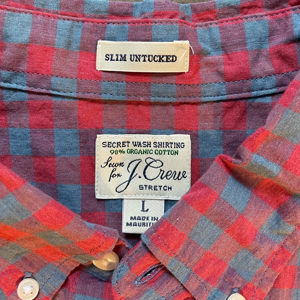 J. Crew Button Down Size Large - image 2
